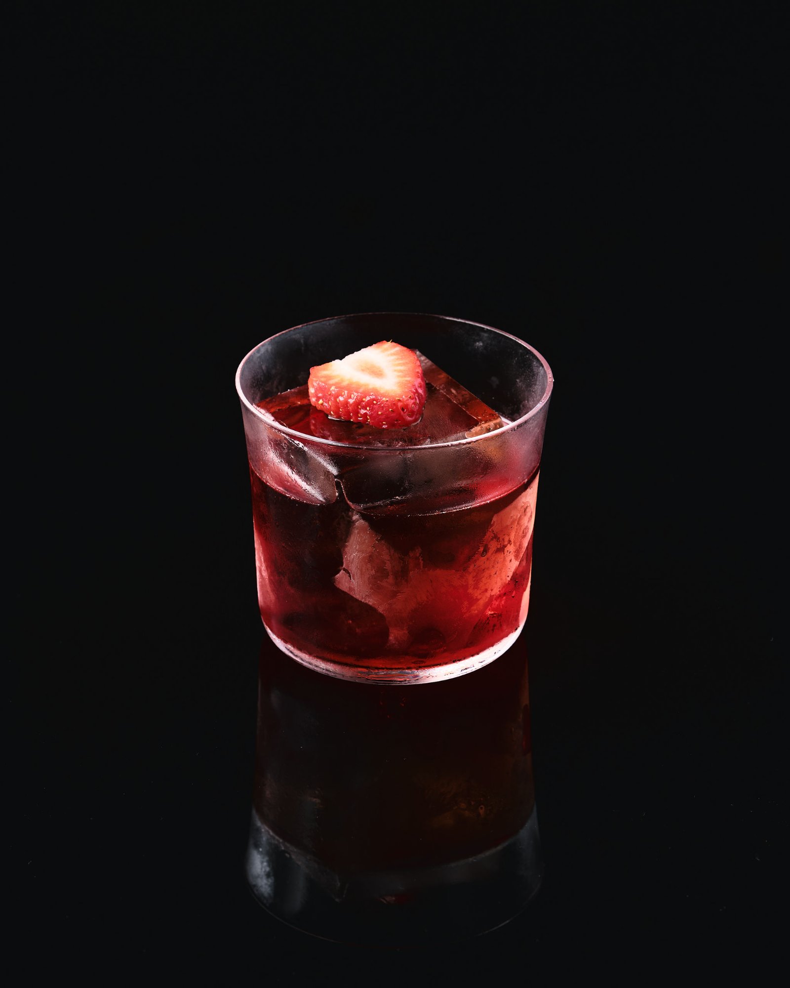 Strawberry Negroni — signature cocktail by Adam Keane
